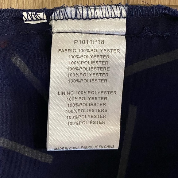 Molly Bracken Medium Navy Printed Dress - Picture 10 of 12